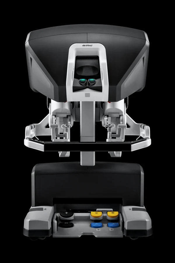 Console de commande da Vinci Xi, vue de face
